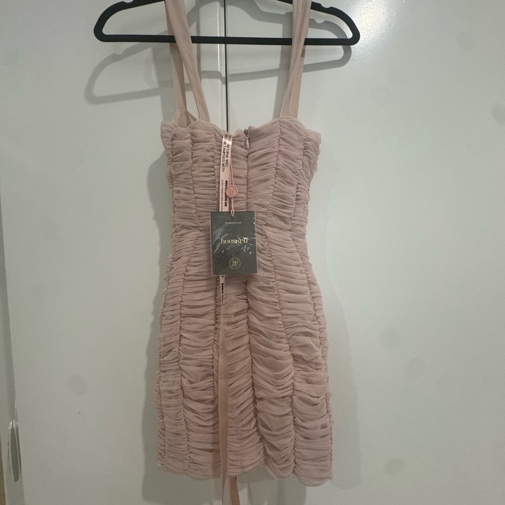 House of CB Cate NWT Ruched Mini Dress - Picture 2 of 4